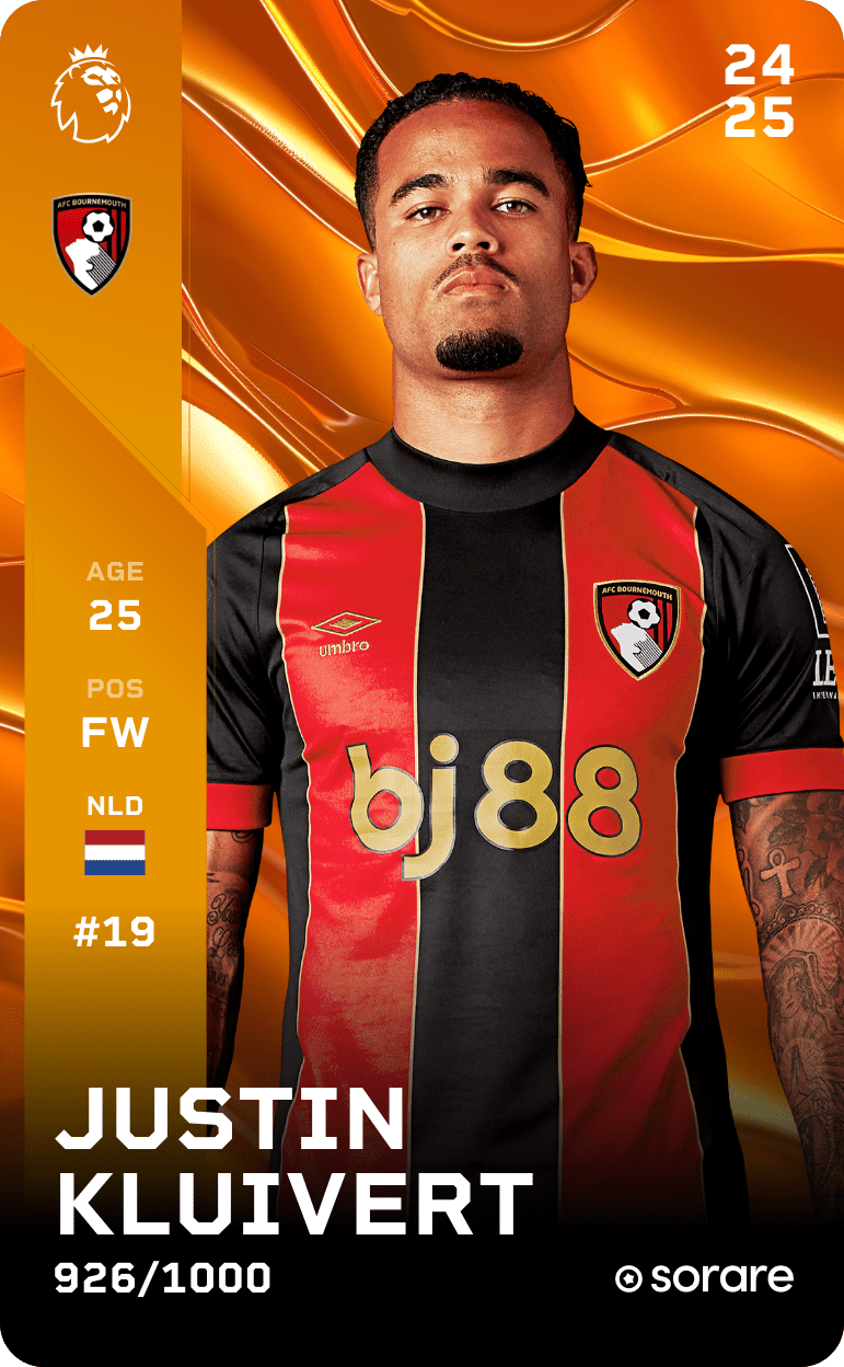 Justin Kluivert 2024-25 • Limited 926/1000