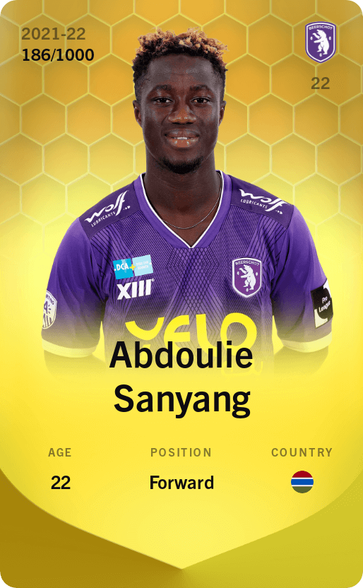 Abdoulie Sanyang 2021-22 • Limited 186/1000