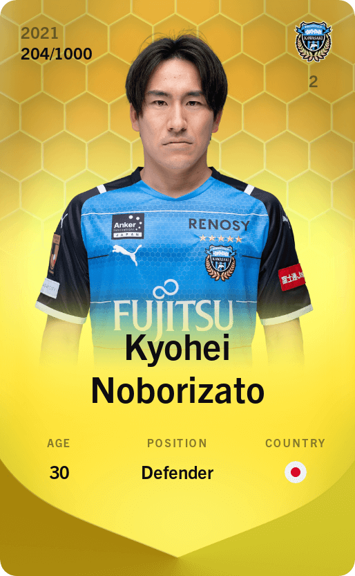Kyohei Noborizato 2021-22 • Limited 204/1000