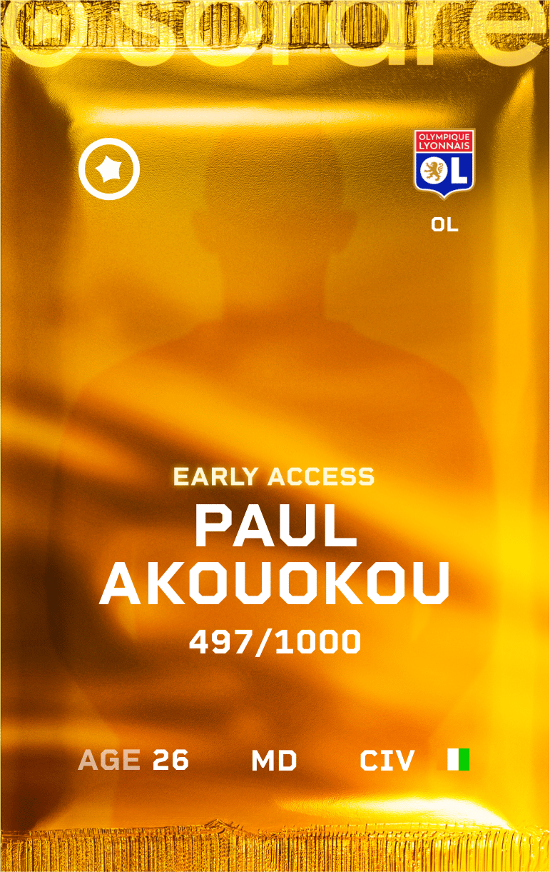 Paul Akouokou 2024-25 • Limited 497/1000