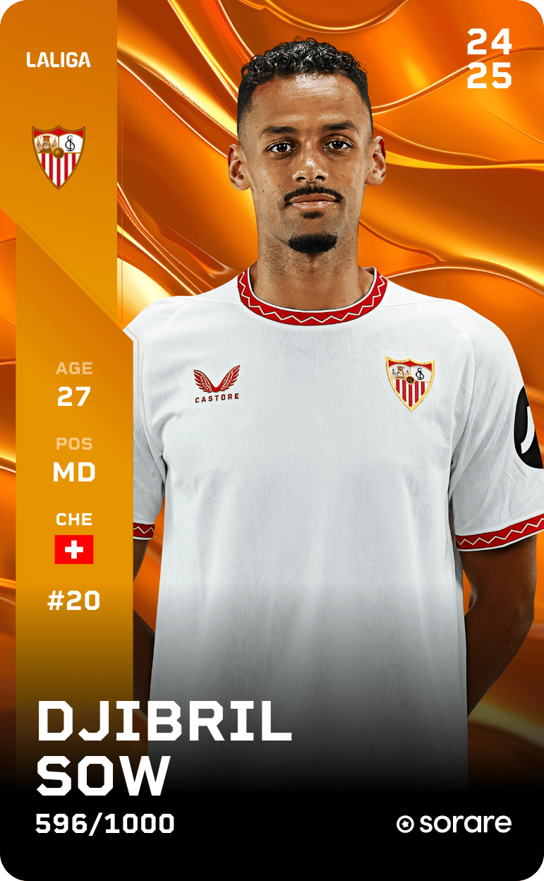 Djibril Sow 2024-25 • Limited 596/1000