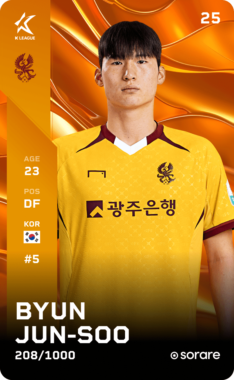 Byeon Jun-Soo 2025-26 • Limited 208/1000