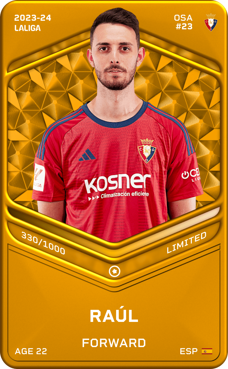 Raúl 2023-24 • Limited 330/1000