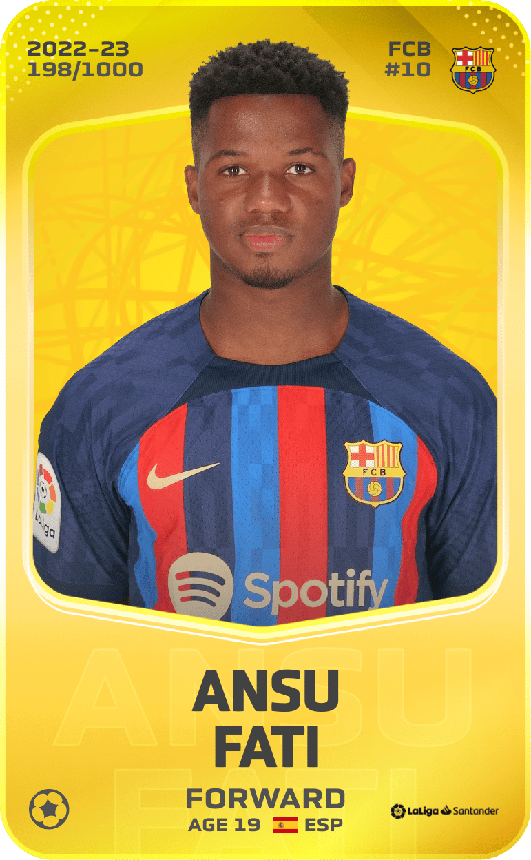 Ansu Fati 2022-23 • Limited 198/1000