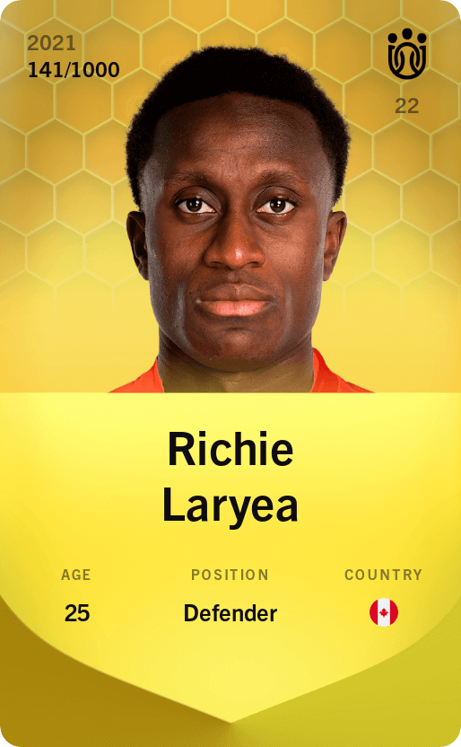 Richie Laryea 2021-22 • Limited 141/1000