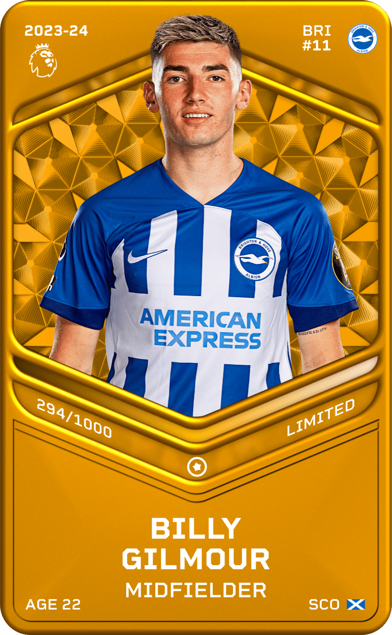 Billy Gilmour 2023-24 • Limited 294/1000