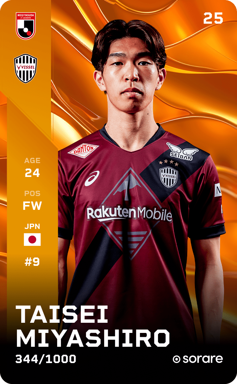 Taisei Miyashiro 2025-26 • Limited 344/1000