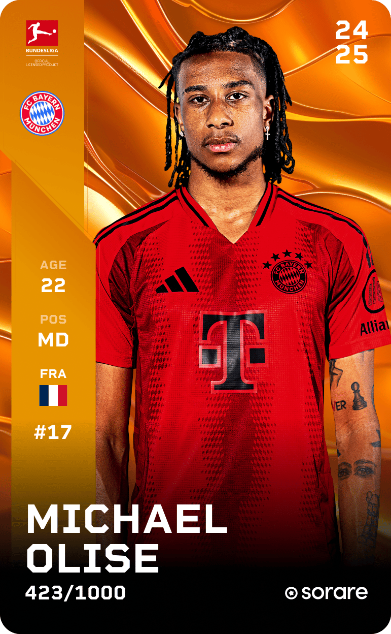 Michael Olise 2024-25 • Limited 423/1000