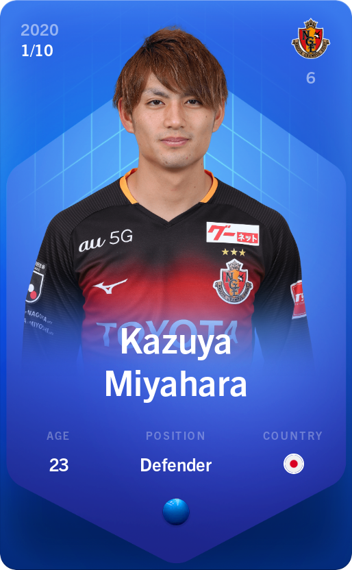 Sorare - Sorare Official - Kazuya Miyahara 2020-21 • Super Rare 1/10 - NFT # 52577938033178757549249452178978427327306771354661232832511415873276703417413