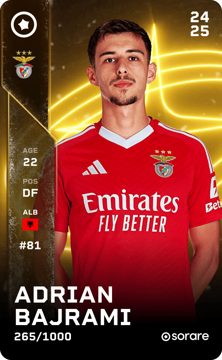 Adrian Bajrami 2024-25 • Limited 265/1000