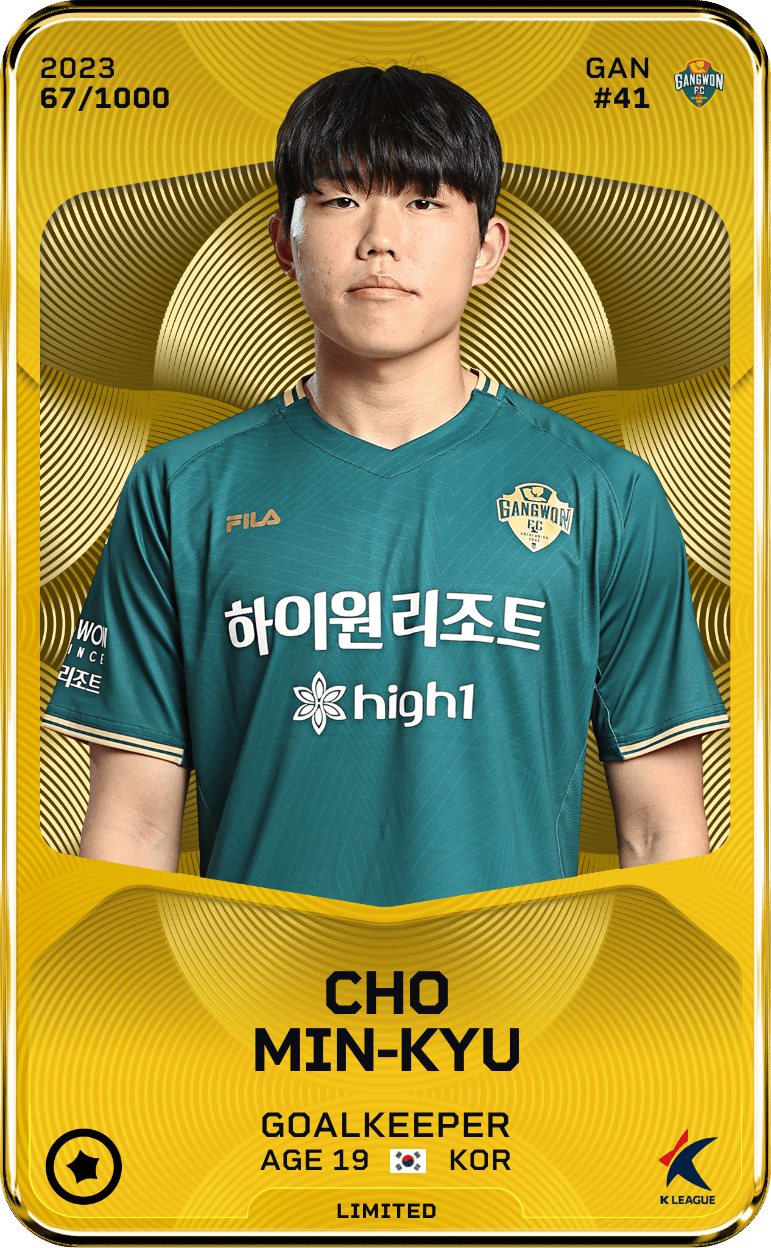 Cho Min-Kyu 2023-24 • Limited 67/1000