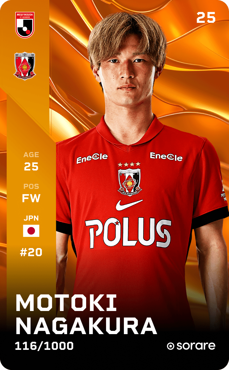 Motoki Nagakura 2025-26 • Limited 116/1000