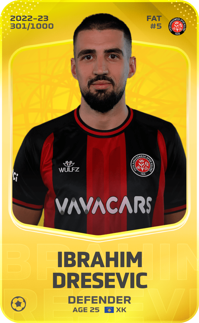 Ibrahim Dresevic 2022-23 • Limited 301/1000