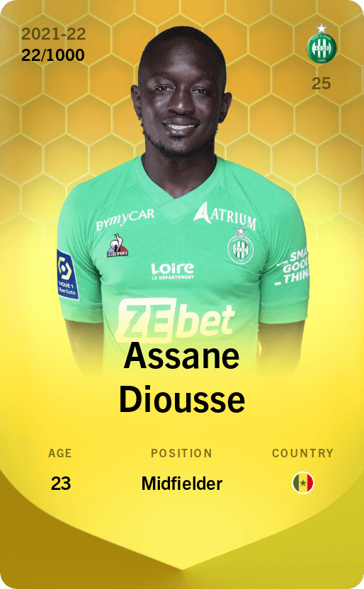 Assane Diousse 2021-22 • Limited 22/1000