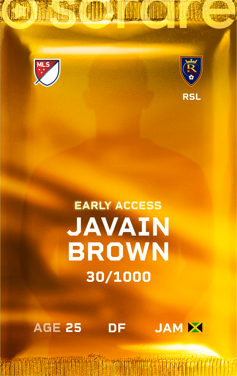 Javain Brown 2025-26 • Limited 30/1000
