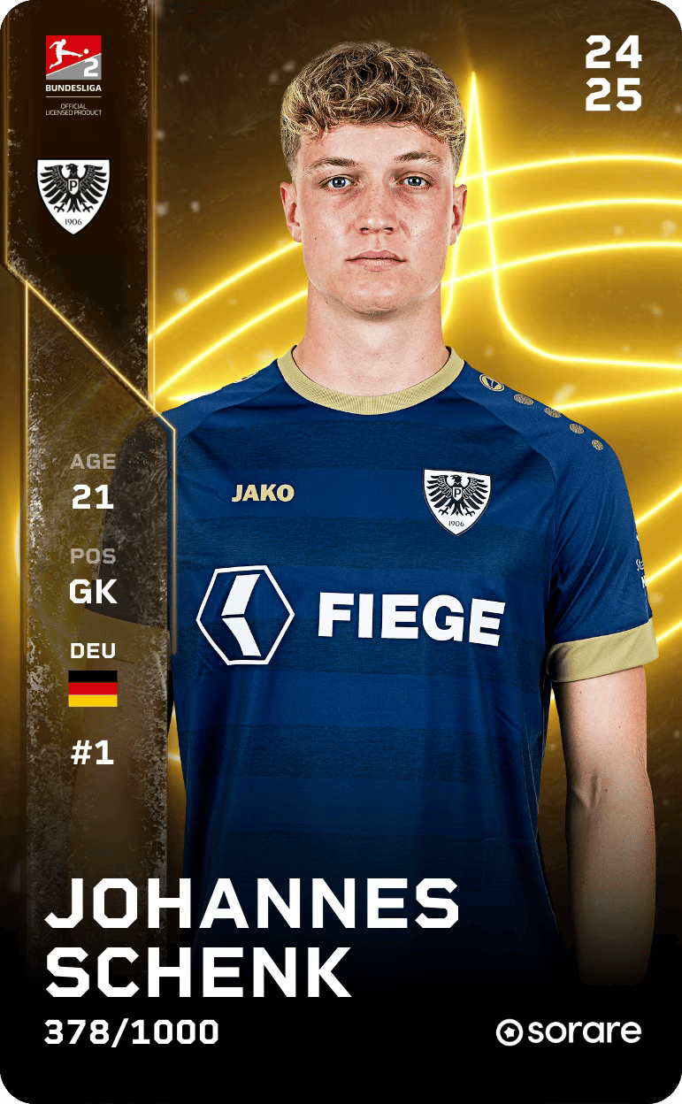 Johannes Schenk 2024-25 • Limited 378/1000