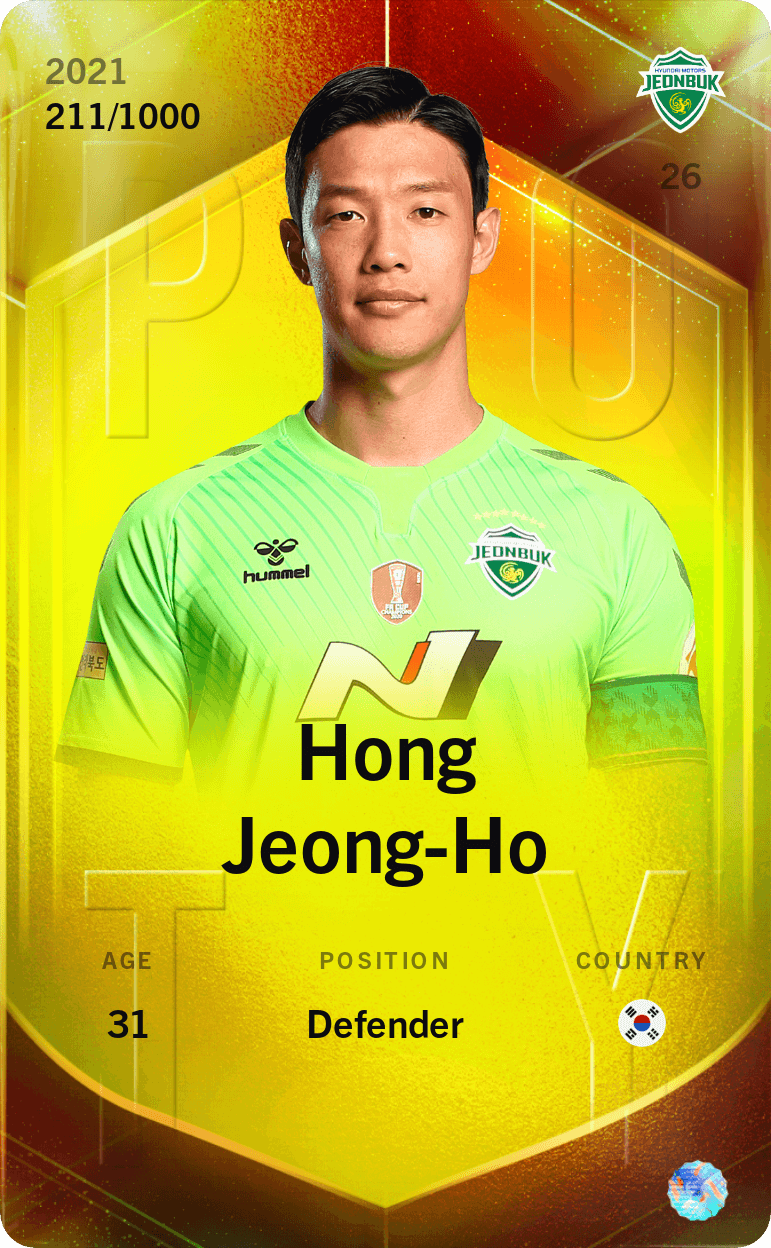 Hong Jeong-Ho 2021-22 • Limited 211/1000