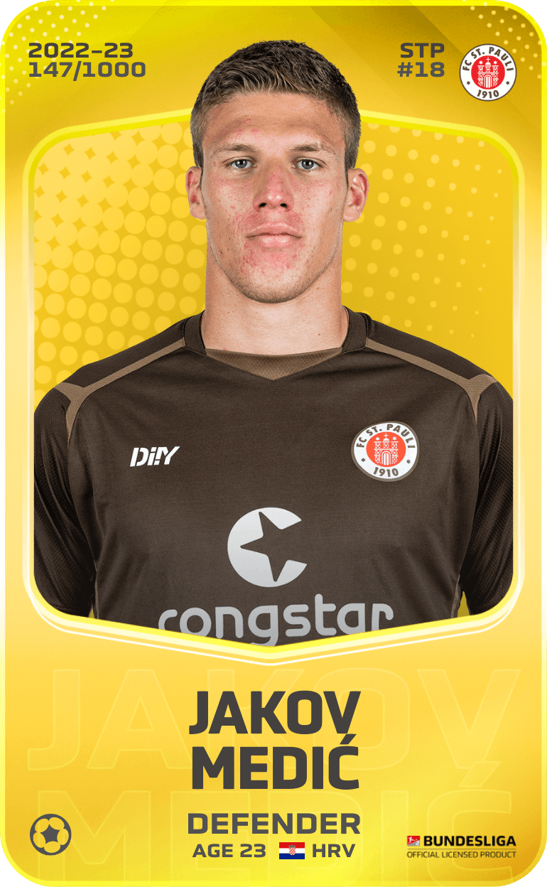 Jakov Medić 2022-23 • Limited 147/1000