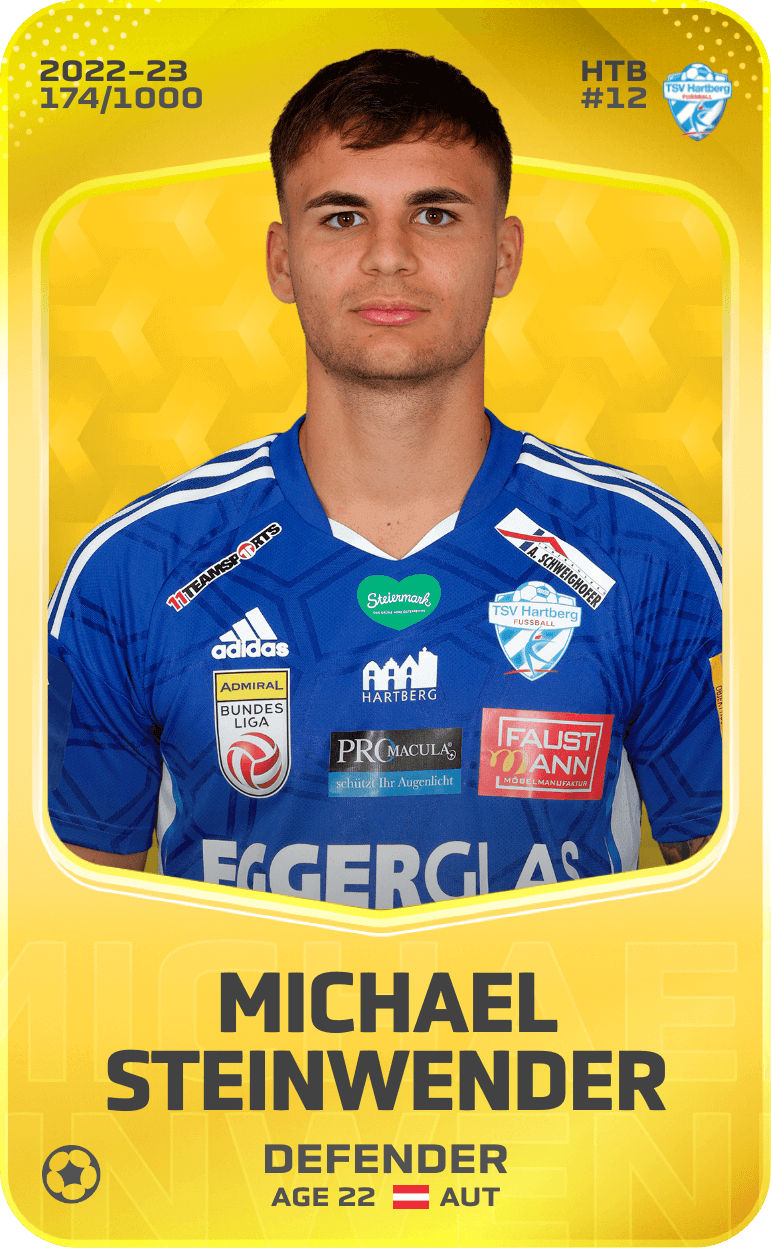 Michael Steinwender 2022-23 • Limited 174/1000