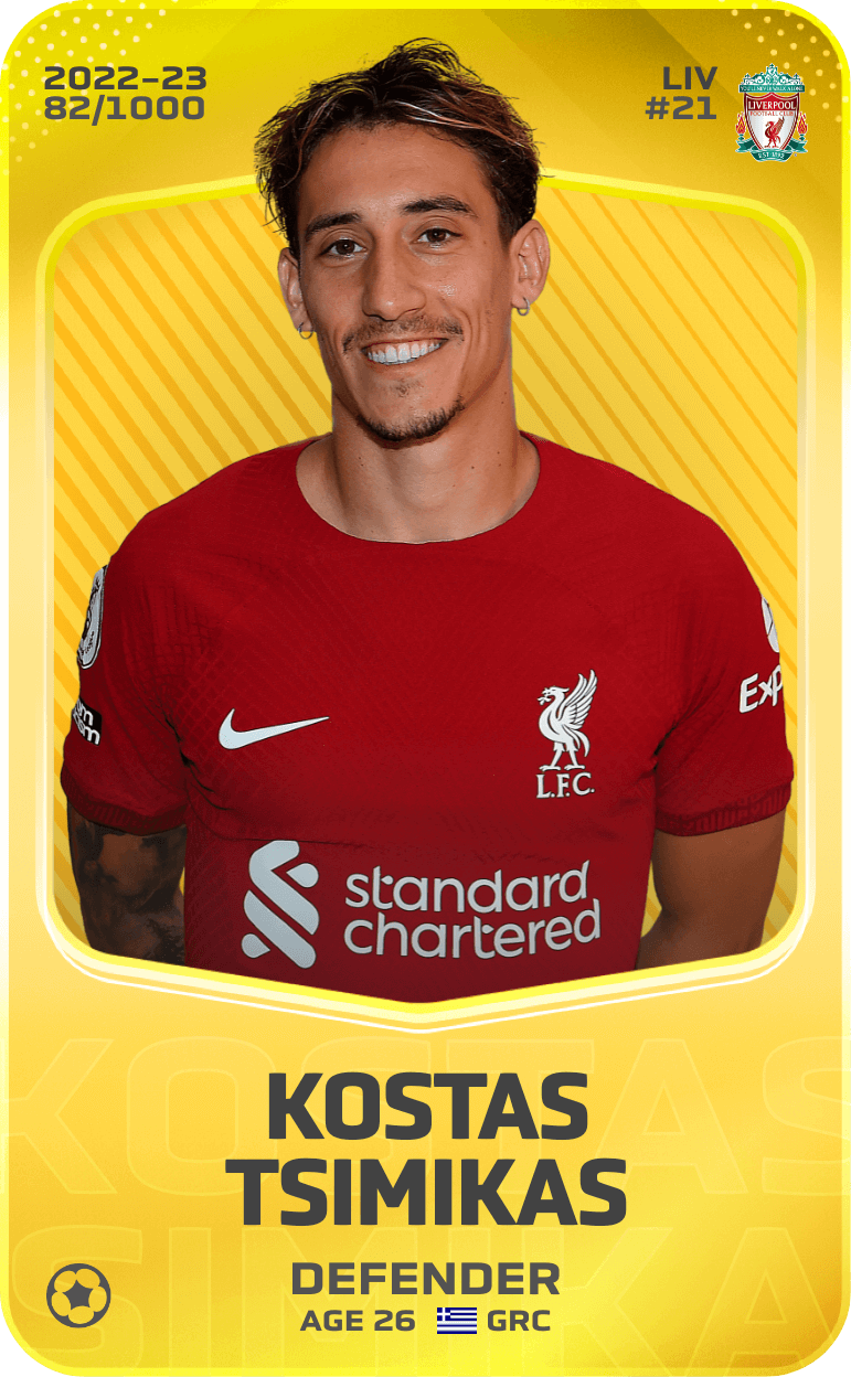 Kostas Tsimikas 2022-23 • Limited 82/1000
