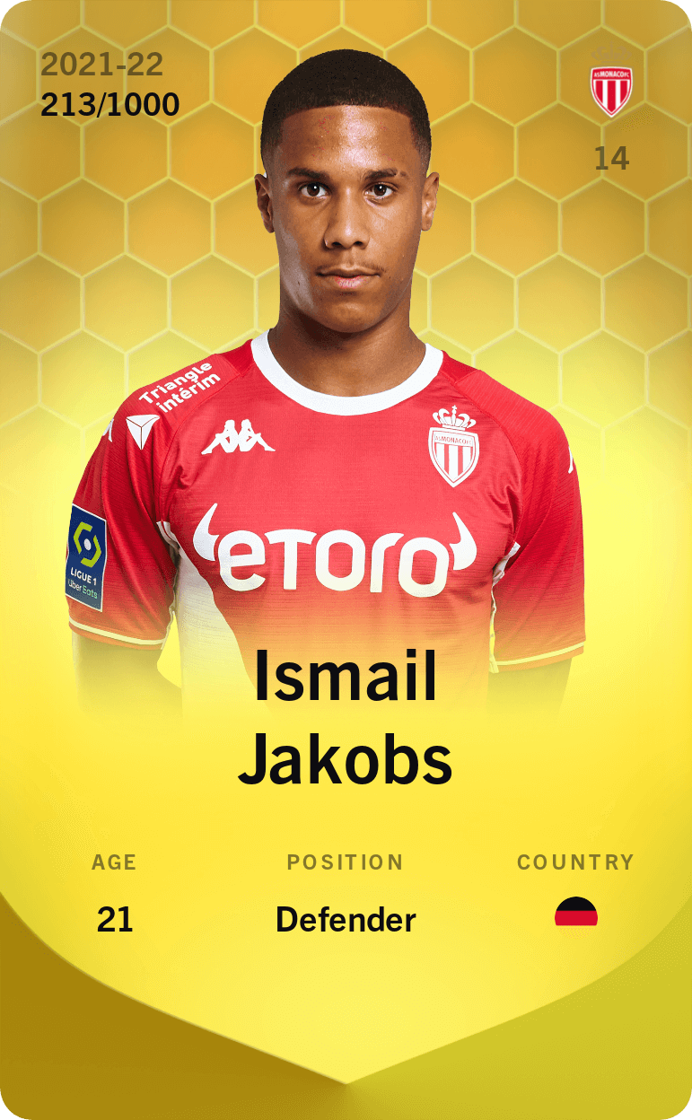 Ismail Jakobs 2021-22 • Limited 213/1000