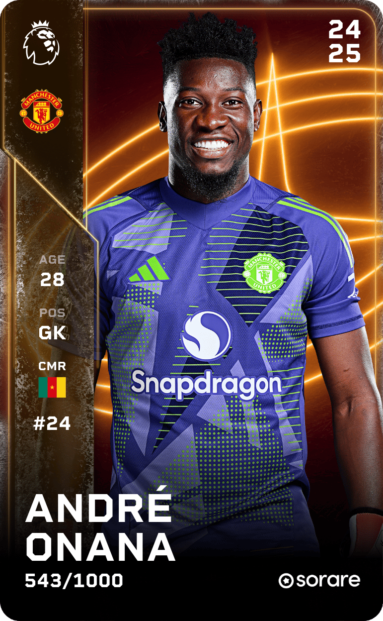 André Onana 2024-25 • Limited 543/1000