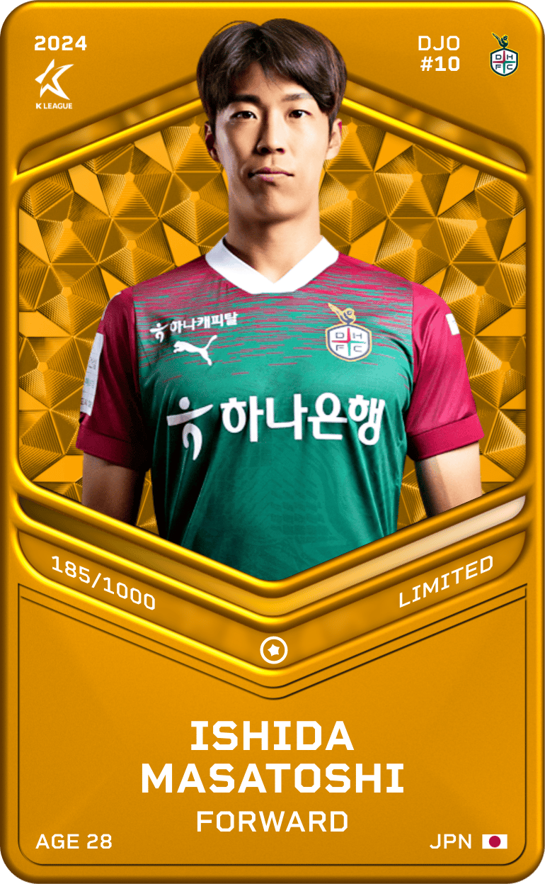 Ishida MASATOSHI 2024-25 • Limited 185/1000