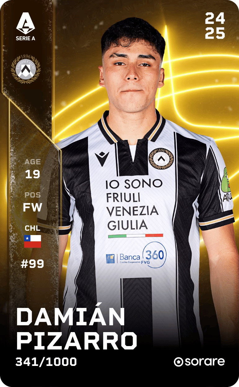 Damián Pizarro 2024-25 • Limited 341/1000
