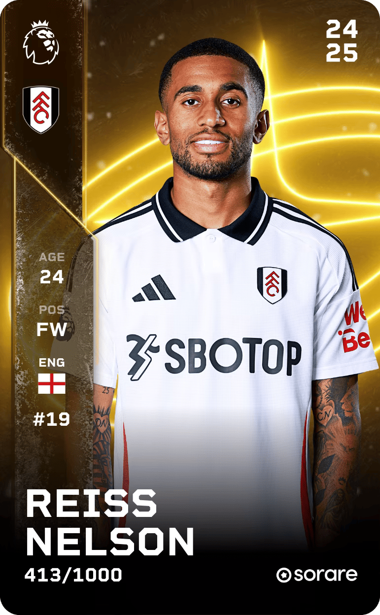 Reiss Nelson 2024-25 • Limited 413/1000