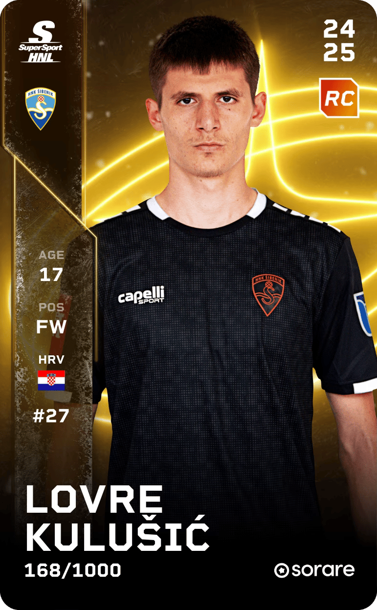 Lovre Kulušić 2024-25 • Limited 168/1000