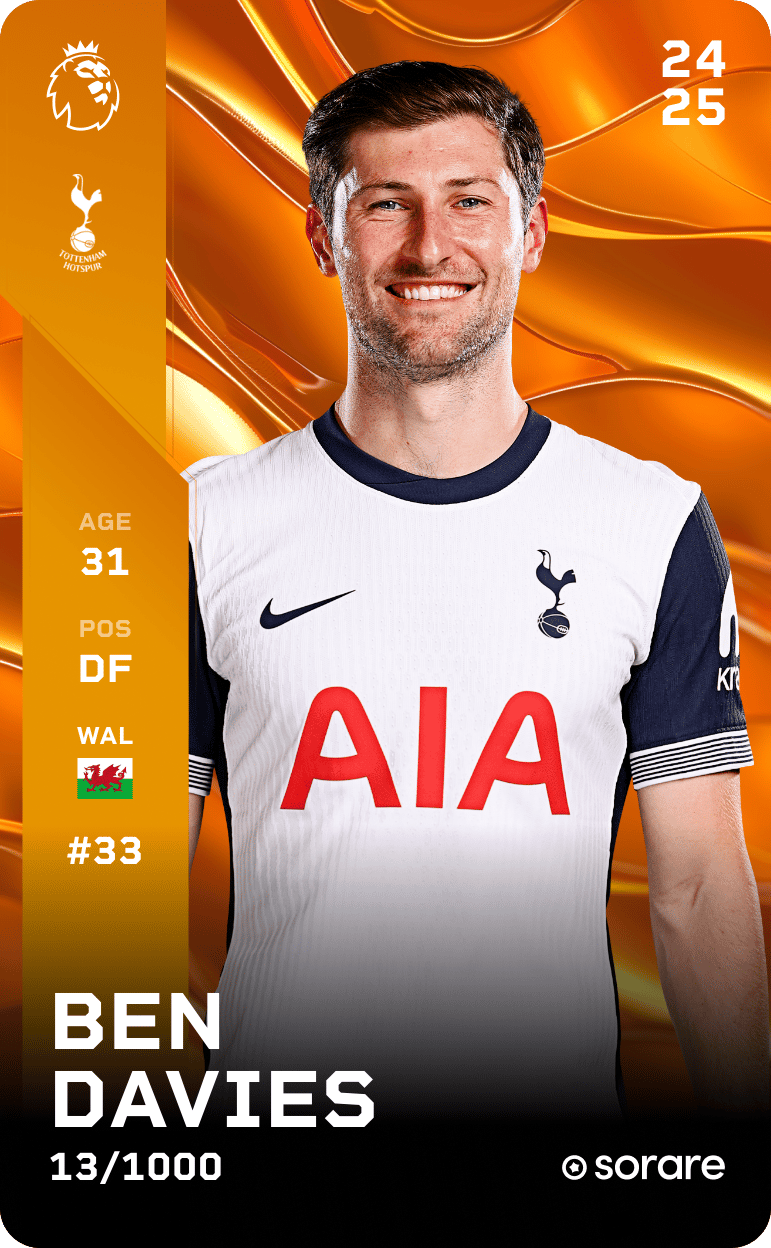 Ben Davies 2024-25 • Limited 13/1000