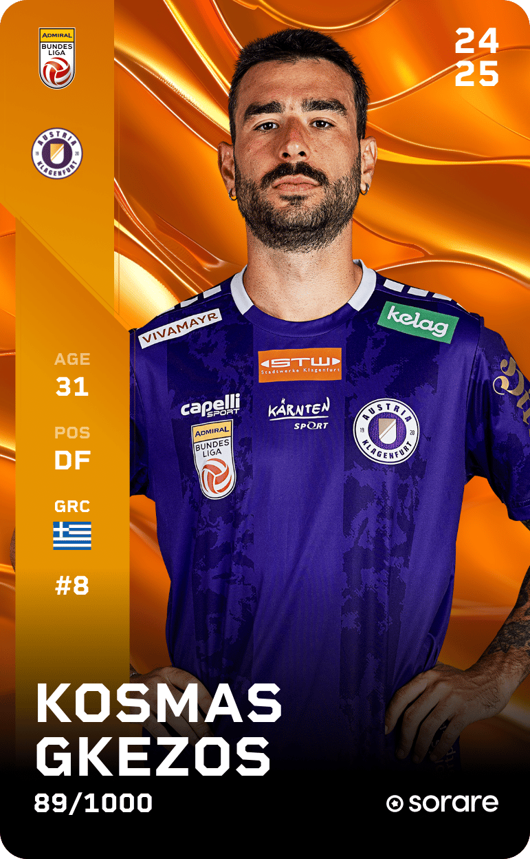 Kosmas Gkezos 2024-25 • Limited 89/1000