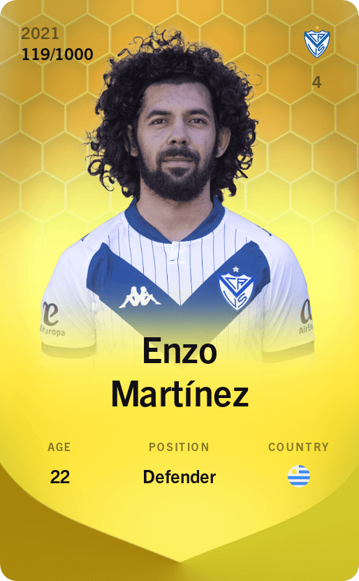 Enzo Martínez 2021-22 • Limited 119/1000