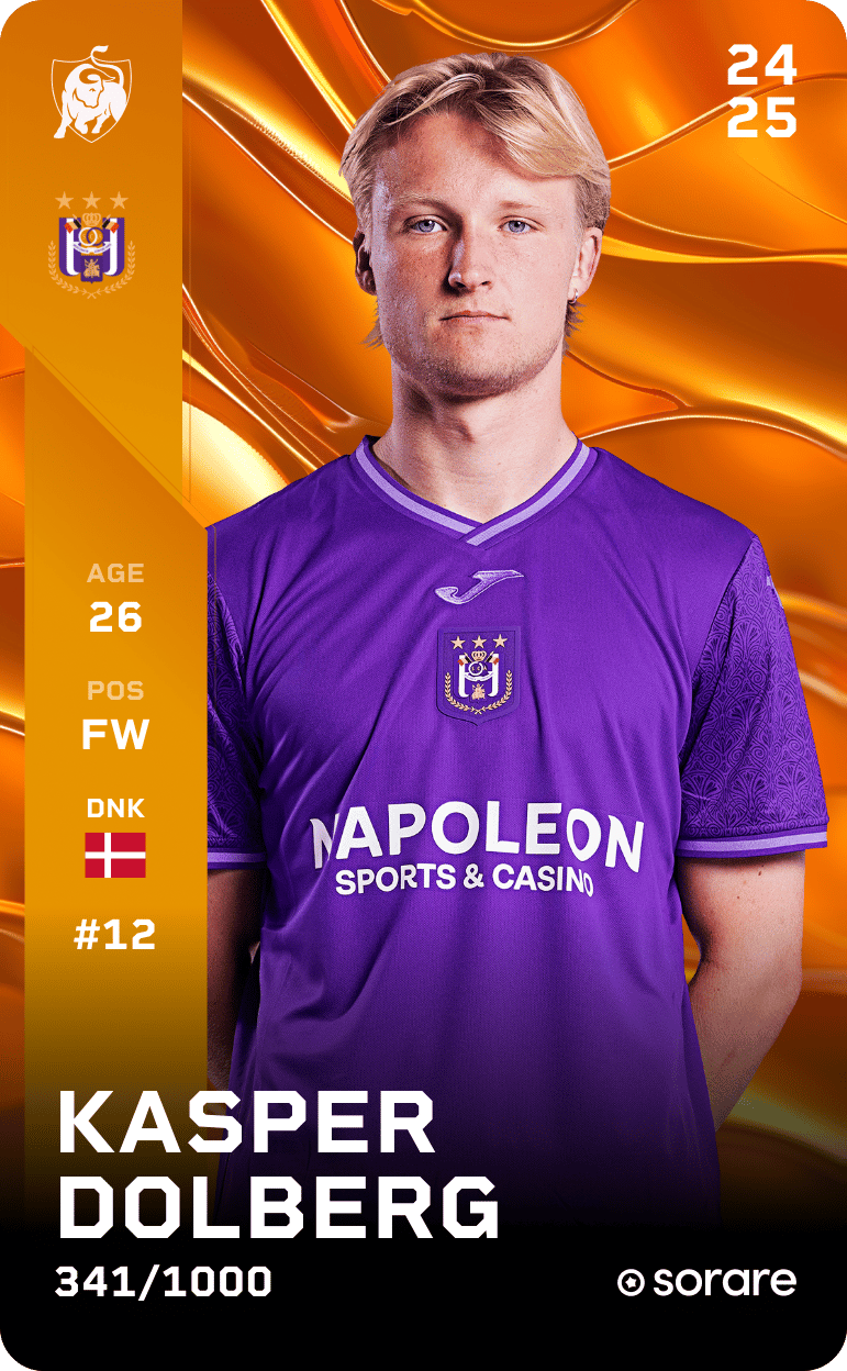 Kasper Dolberg 2024-25 • Limited 341/1000
