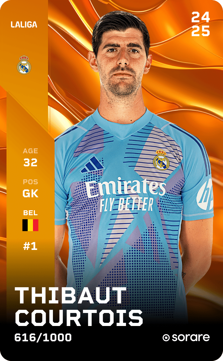 Thibaut Courtois 2024-25 • Limited 616/1000