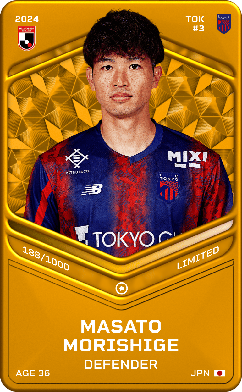Masato Morishige 2024-25 • Limited 188/1000