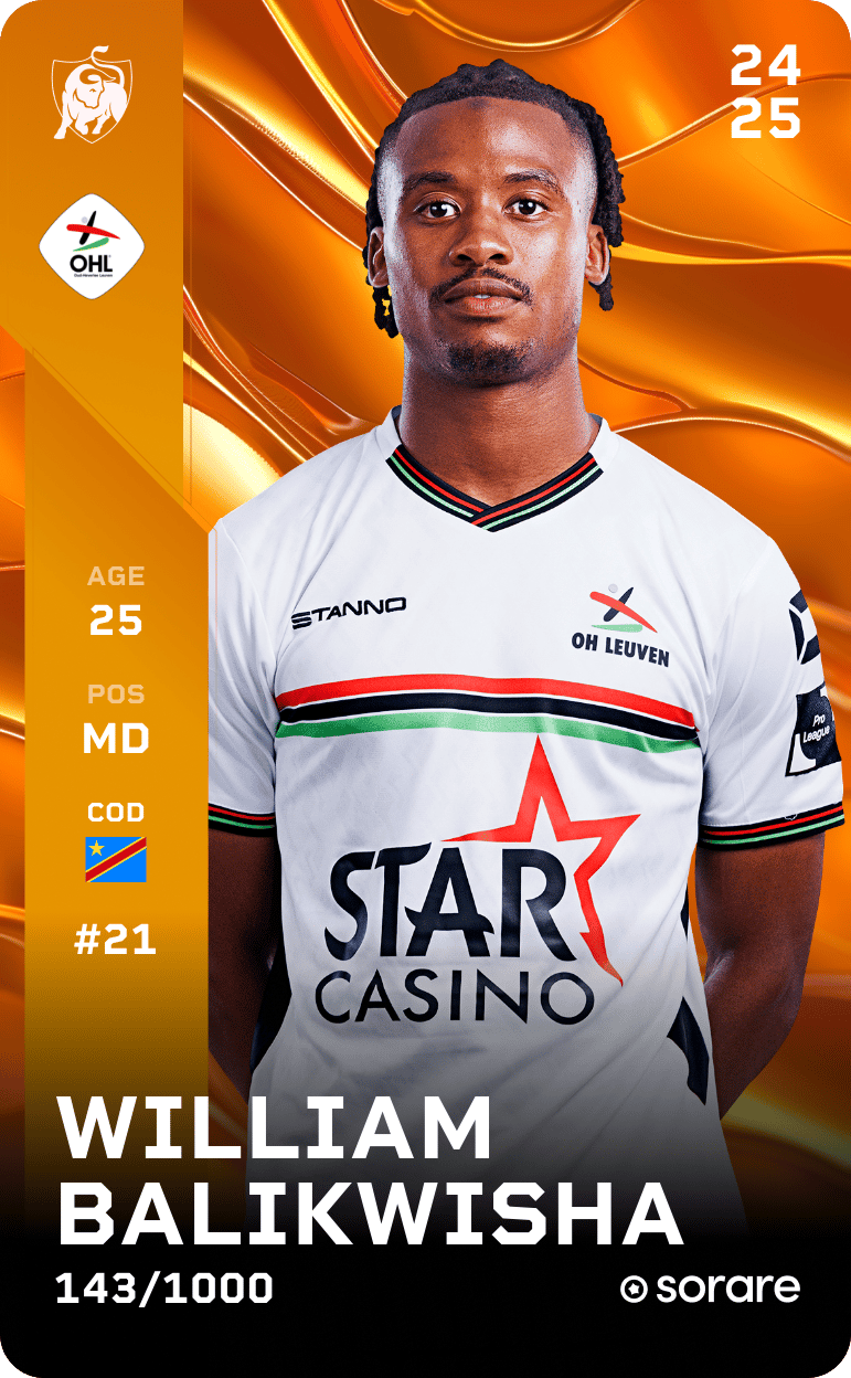 William Balikwisha 2024-25 • Limited 143/1000