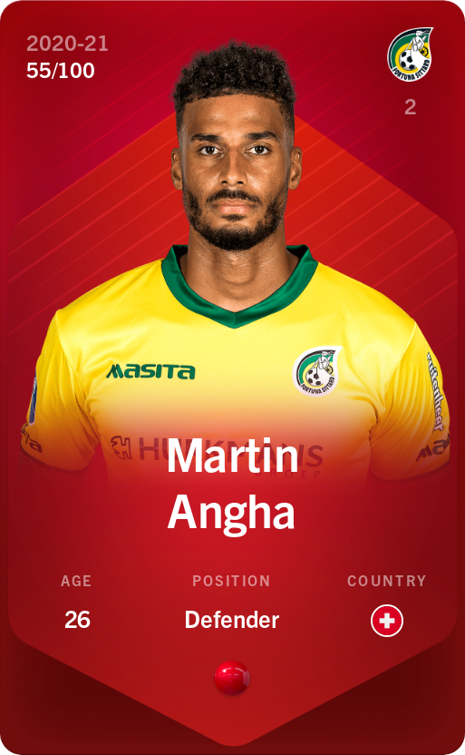 Sorare - Sorare Official - Martin Angha 2020-21 • Rare 55/100 - NFT # 55477767815126493920264242945560217150830847649368474097430679617481803529475