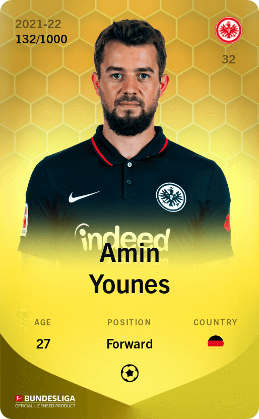 Amin Younes 2021-22 • Limited 132/1000