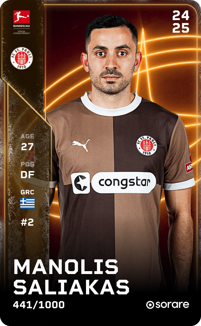 Manolis Saliakas 2024-25 • Limited 441/1000