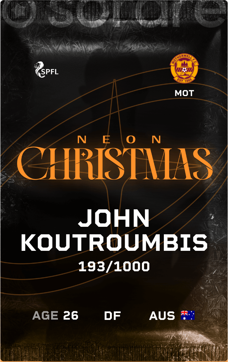 John Koutroumbis 2024-25 • Limited 193/1000
