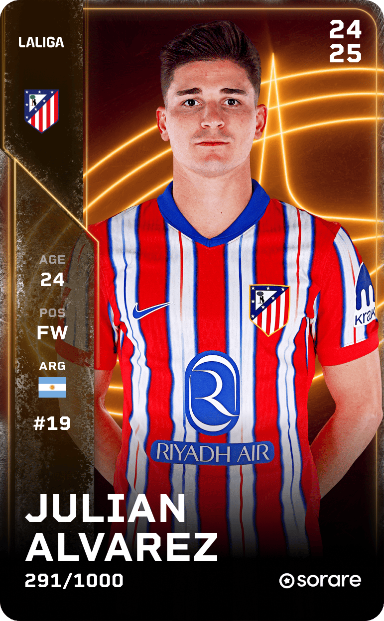 Julián Álvarez 2024-25 • Limited 291/1000