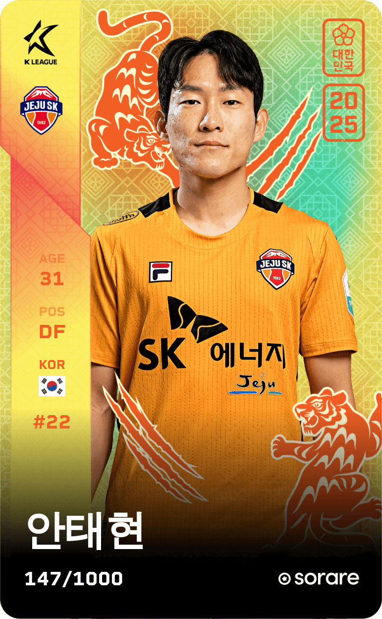 Ahn Tae-Hyun 2025-26 • Limited 147/1000
