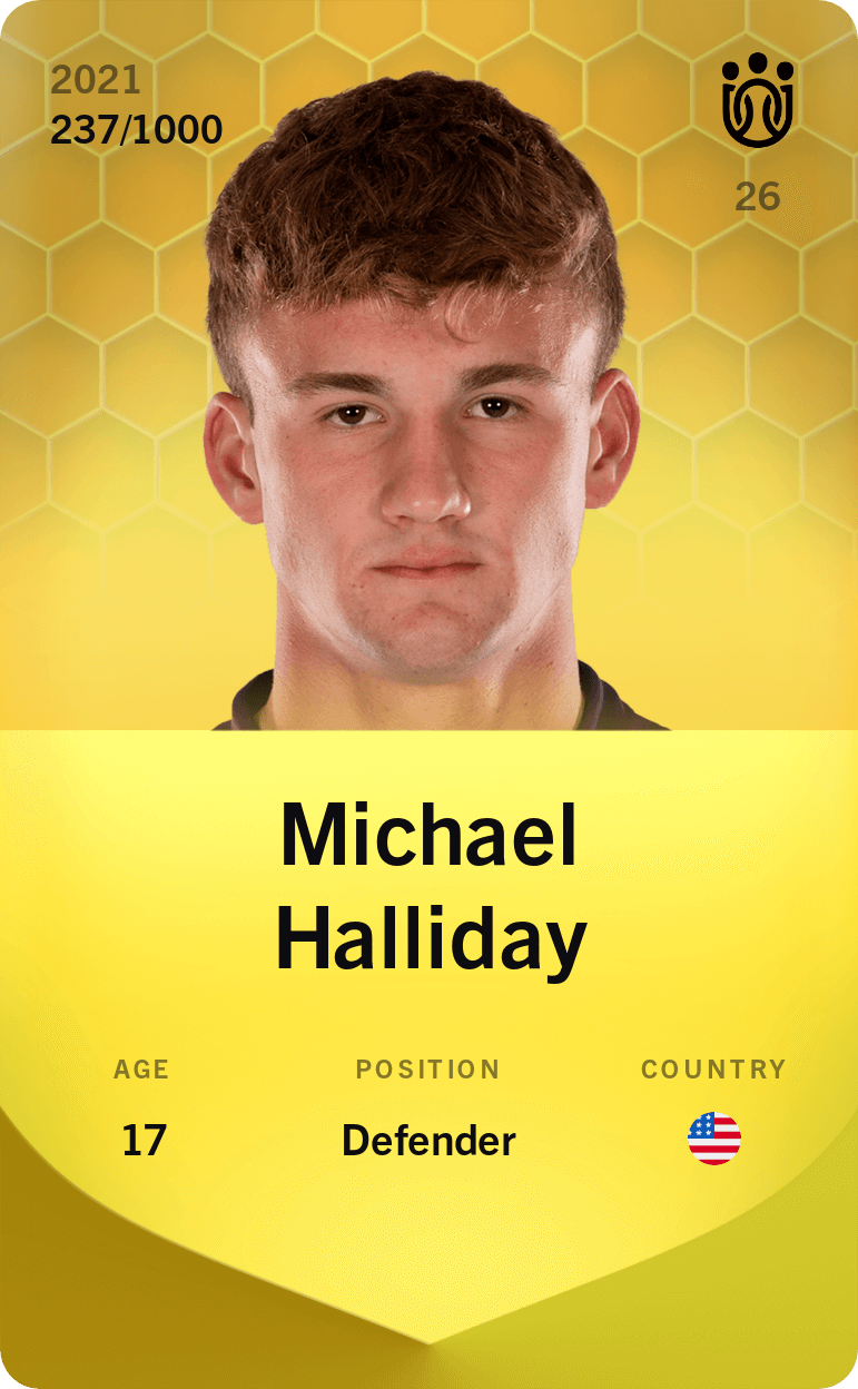Michael Halliday 2021-22 • Limited 237/1000