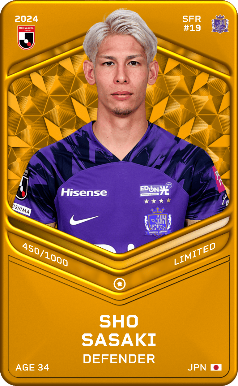 Sho Sasaki 2024-25 • Limited 450/1000
