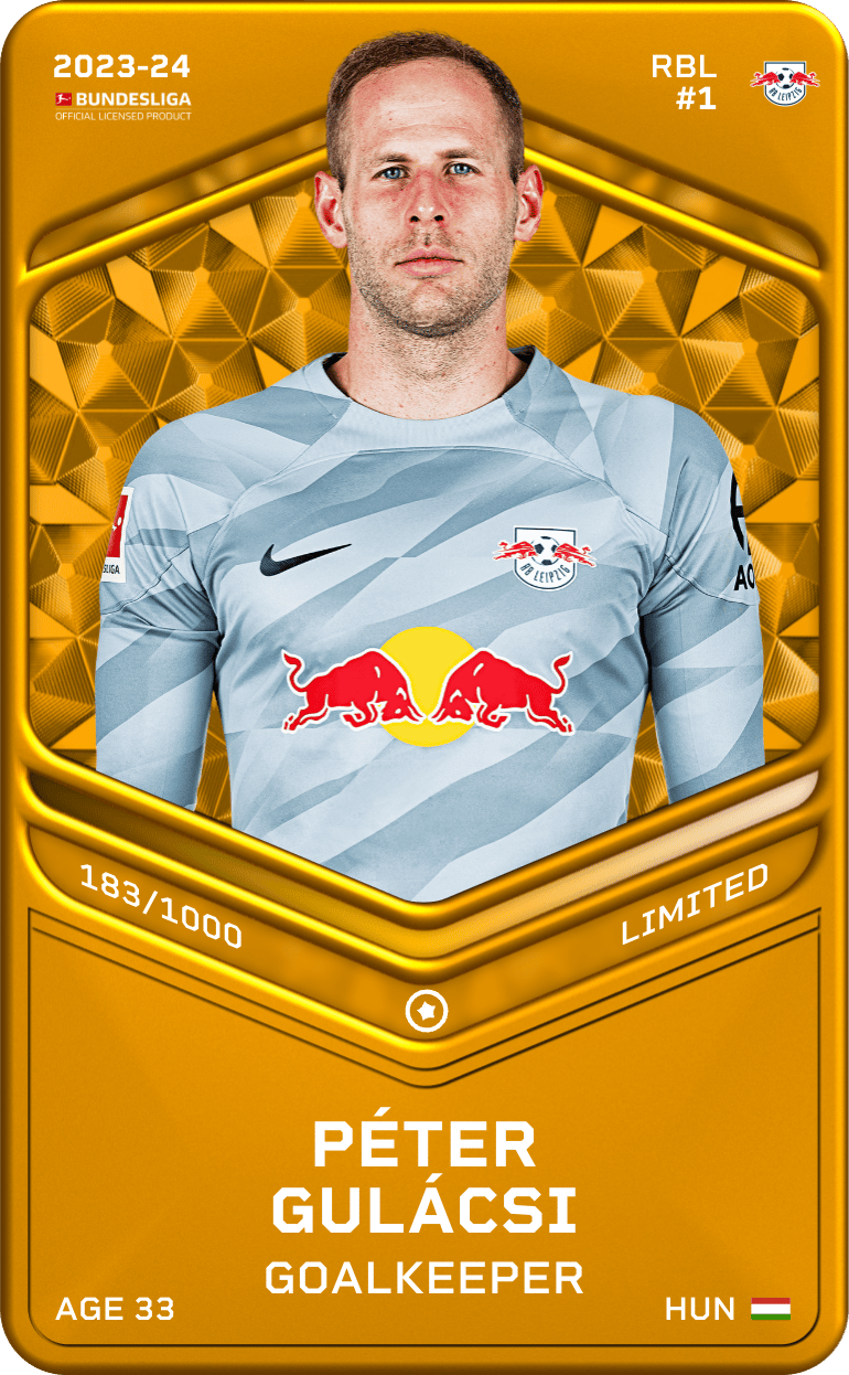 Péter Gulácsi 2023-24 • Limited 183/1000
