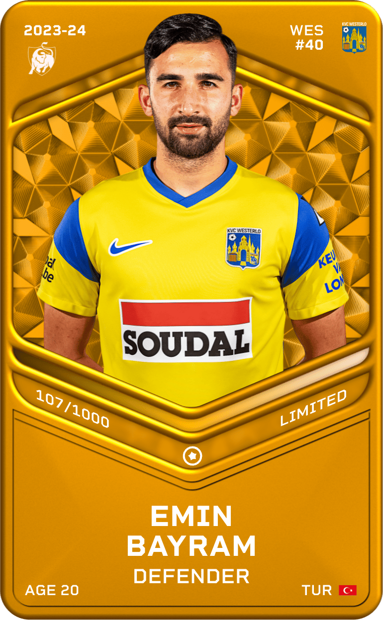 Emin Bayram 2023-24 • Limited 107/1000