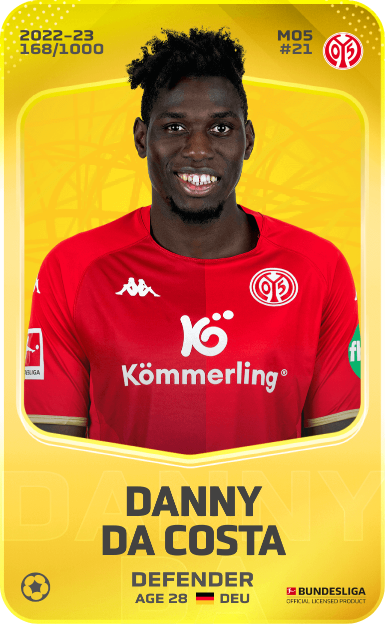 Danny da Costa 2022-23 • Limited 168/1000