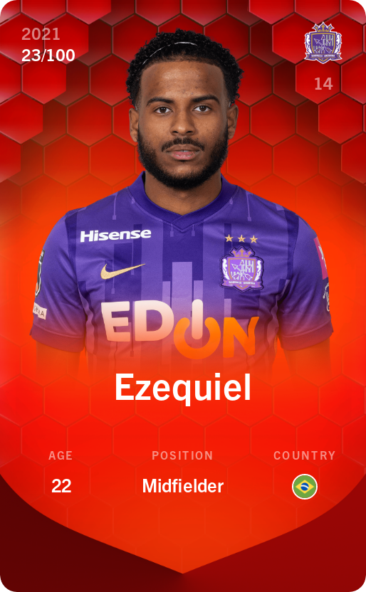 Sorare - Sorare Official - Ezequiel 2021-22 • Rare 23/100 - NFT # 102434276312984878918187843819122505149662901304709349075518058935329578915559