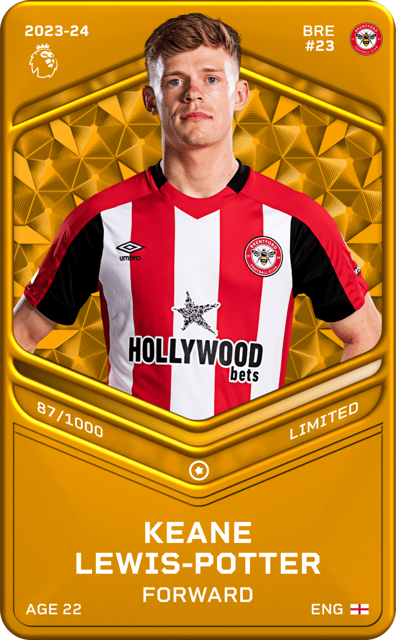Keane Lewis-Potter 2023-24 • Limited 87/1000